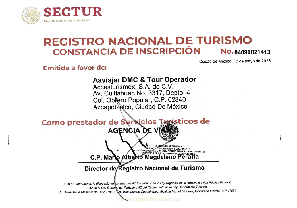 Registro Nacional de Turismo